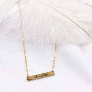 Personalized Minimal Number Necklace for Women