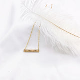 Personalized Minimal Number Necklace for Women