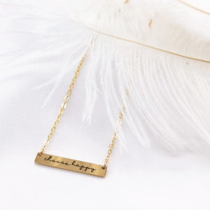 Personalized Minimal Number Necklace for Women