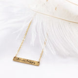 Personalized Minimal Number Necklace for Women