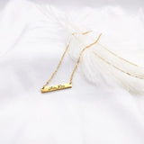 Personalized Minimal Number Necklace for Women