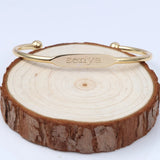 Personalized Baby Bangle Bracelet Copper Initial Engraved Name Love Bangle