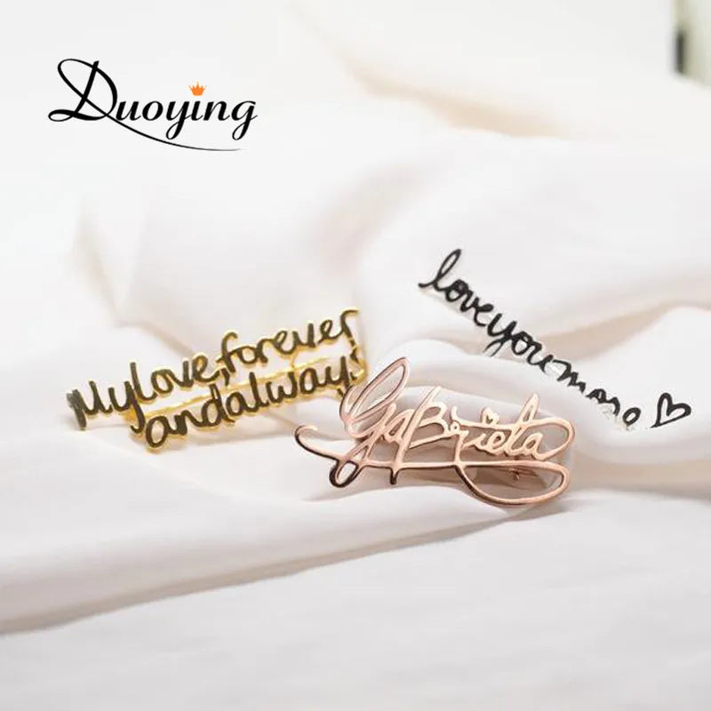 Vintage Wedding Brooches Pins Personalized Mother Pendant Pin Gift