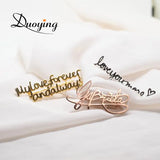 Vintage Wedding Brooches Pins Personalized Mother Pendant Pin Gift