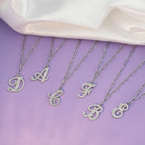 Zircon Name Pendant Stainless Steel Necklace for Women