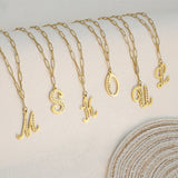 Zircon Name Pendant Stainless Steel Necklace for Women