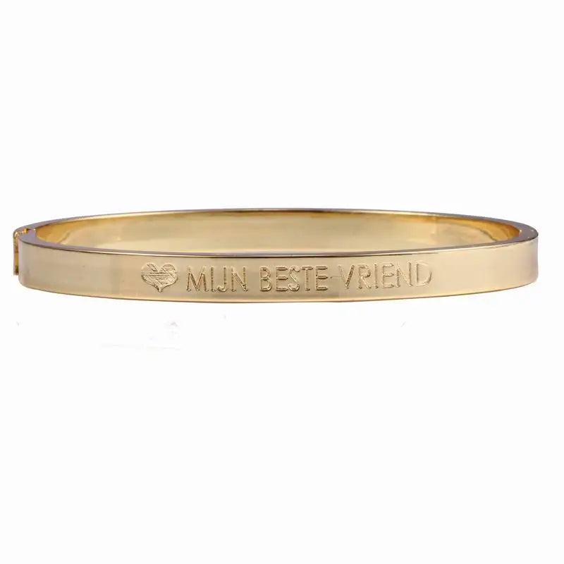 Personalized 6mm Copper Bangle Bracelet with Initial Engraving