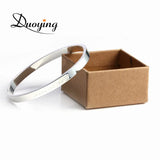 Personalized 6mm Copper Bangle Bracelet with Initial Engraving