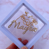 Custom Zircon Script Name Necklace