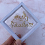 Custom Zircon Script Name Necklace