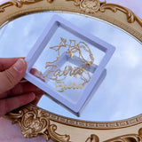 Custom Zircon Script Name Necklace