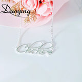 Personalized Heart Nameplate Pendant Necklace for Women