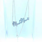 Personalized Heart Nameplate Pendant Necklace for Women