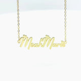 Personalized Heart Nameplate Pendant Necklace for Women