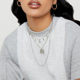 Number Choker Necklace Varsity Number Stainless Steel Pendant Numeral Jewelry