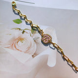 CZ Initial Letter Bracelet A-Z Capital Personalized Jewelry