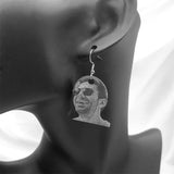 Character Earrings Stainless Steel Photo Earrings Hiphop Jewelry