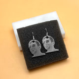 Character Earrings Stainless Steel Photo Earrings Hiphop Jewelry