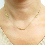 Double Name Necklace Three Names Necklace Jewelry Couple Necklace Family Choker