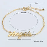 Name Pendant Bracelet Personalized Christmas Jewelry