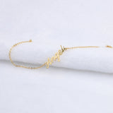 Name Pendant Bracelet Personalized Christmas Jewelry