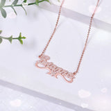 Stainless Steel Name Necklace Personalized Letter Necklace Pendant