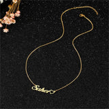 Heart Letter Necklace Personalized Stainless Steel Necklace For Women