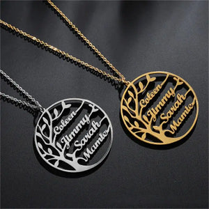 Mother Tree Personalized Necklace For MOM