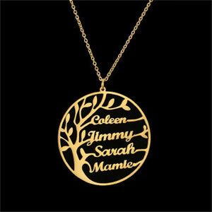 Mother Tree Personalized Necklace For MOM
