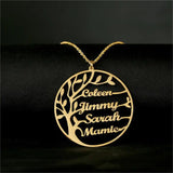 Mother Tree Personalized Necklace For MOM