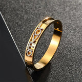 Personalized Name Bangle Bar Bracelet for Women