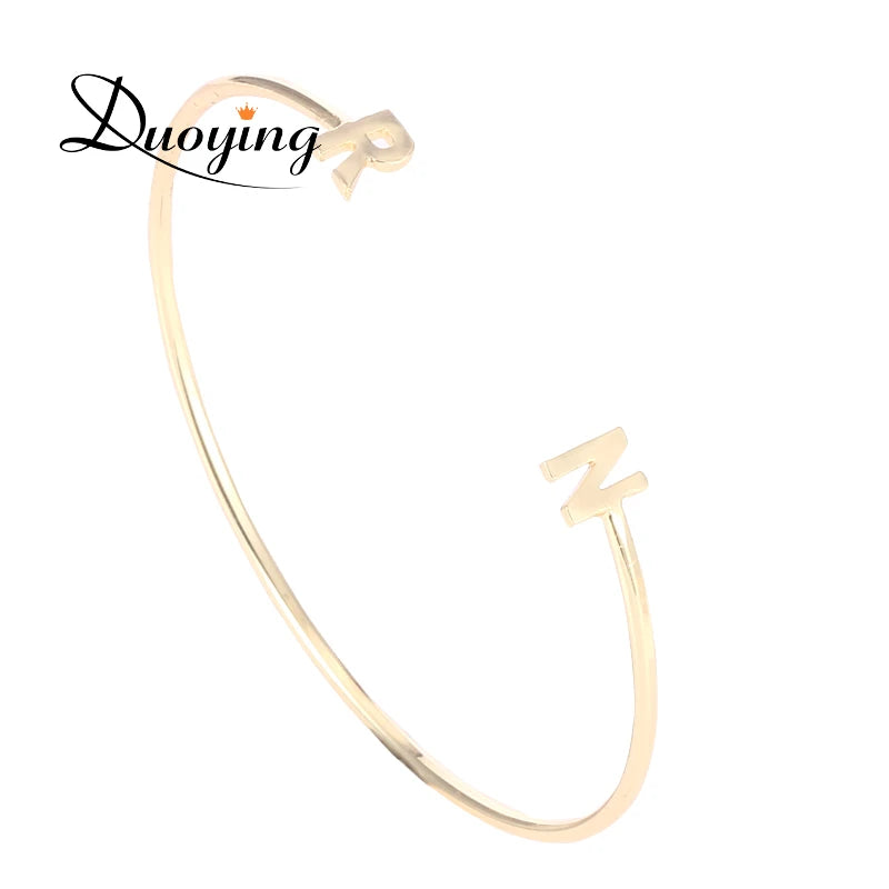 Name Bracelets Bangle Letters Bracelet For Women Personalized Jewelry