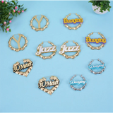 Sexy Name Hoop Earrings Personalized Statement Round Earring for Women