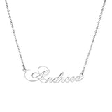 Personalized Letter Necklace Stainless Steel Pendant Necklace For Women
