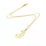 Mother Necklace Choker Stainless Steel Necklaces & Sliver Pendant Women Necklace