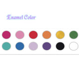 Enamel Name Necklace Personalized Choker Plated Enamel Nameplate Necklace