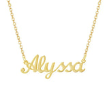 Custom Name Stainless Steel Necklace Charm Jewelry For Kids