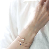 Personalized DIY Charm Bangles Name Bracelets with Birthstone