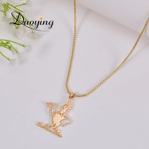 Children's Drawing Cartoon Figure Necklace