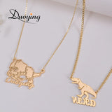 Children's Drawing Cartoon Figure Necklace