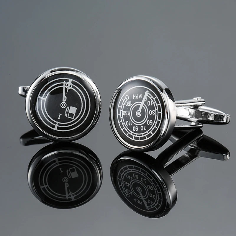 Silvery Thor's Hammer Cufflinks for Men's French Shirt