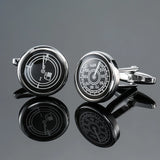 Silvery Thor's Hammer Cufflinks for Men's French Shirt