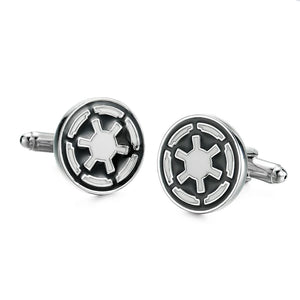 Enamel Craft French Shirt Cufflinks & Wheel Cufflinks Set