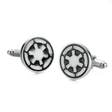 Enamel Craft French Shirt Cufflinks & Wheel Cufflinks Set