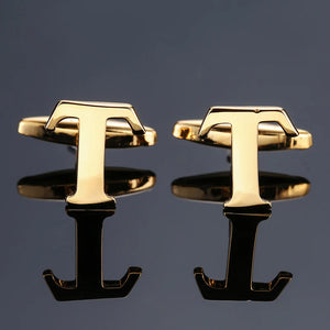 High-quality T Cufflinks Men's French shirt Cufflinks