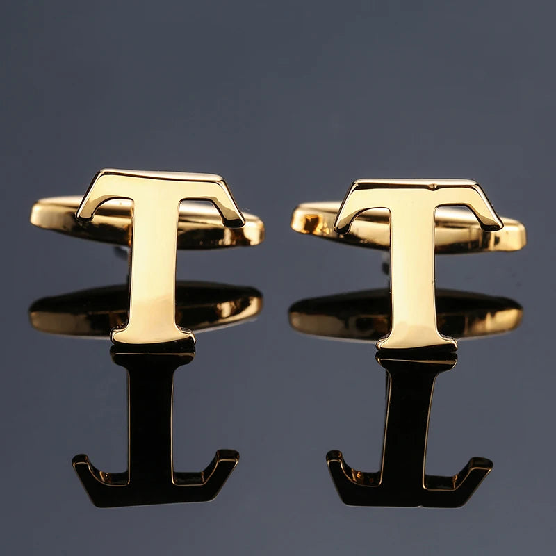 High-quality T Cufflinks Men's French shirt Cufflinks
