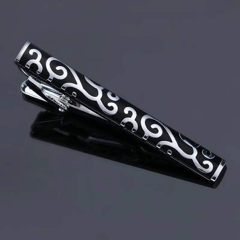 High-Quality Enamel Men's Wedding Tie Clip