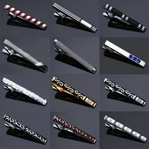 High-Quality Enamel Men's Wedding Tie Clip