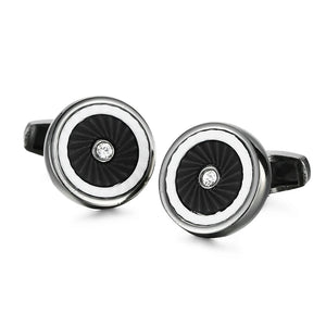 Men's French Shirt Cufflinks, Fish Design