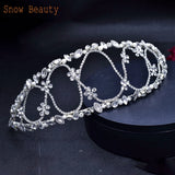 Rhinestone Bridal Headpiece Crown Wedding Hair Accessory for Women